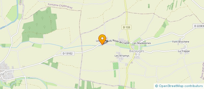 localisation de l'entreprise MONSIEUR BENJAMIN MALBOEUF  BAZAUGES