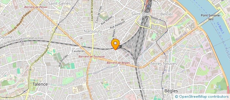 localisation de l'entreprise MONSIEUR BENJAMIN MALINGE  BORDEAUX