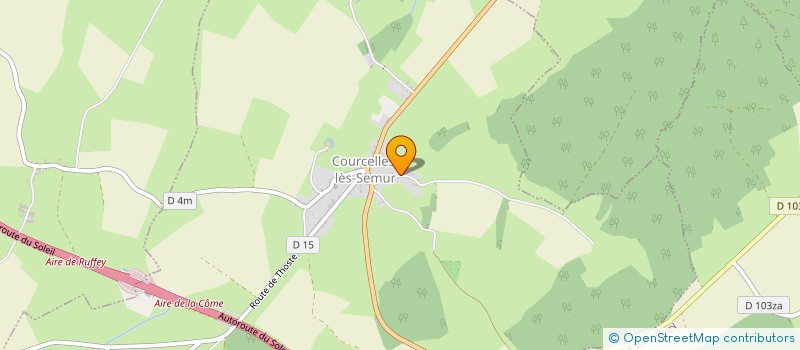 localisation de l'entreprise MONSIEUR BENJAMIN MANDRON à COURCELLES-LES-SEMUR