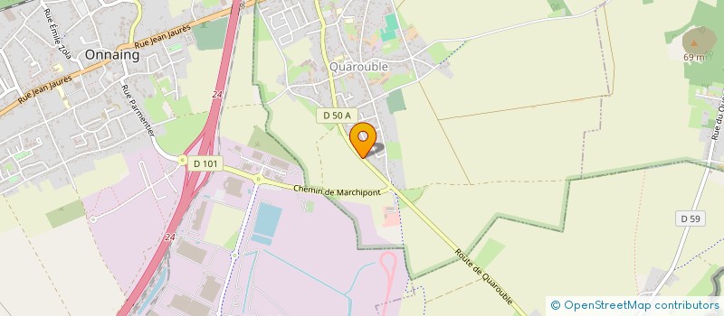 localisation de l'entreprise MONSIEUR BENJAMIN MANGOT  QUAROUBLE