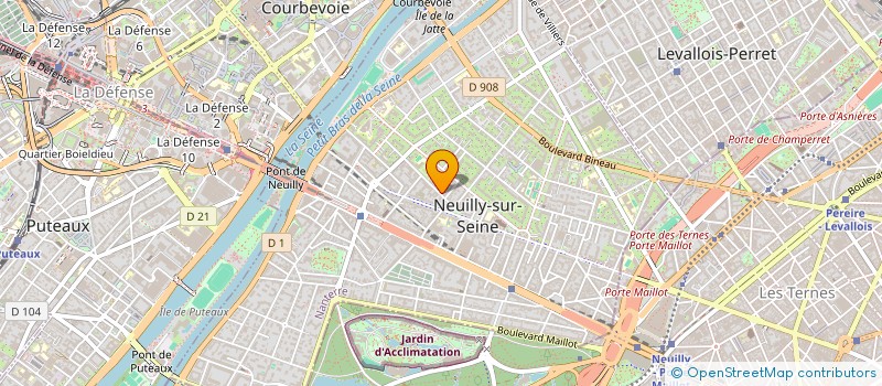 localisation de l'entreprise MONSIEUR BENJAMIN MANNINA à NEUILLY-SUR-SEINE