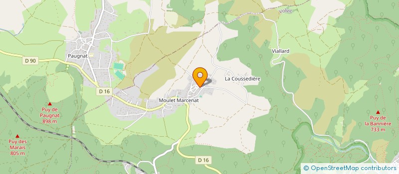 localisation de l'entreprise MONSIEUR BENJAMIN MARAIS  VOLVIC