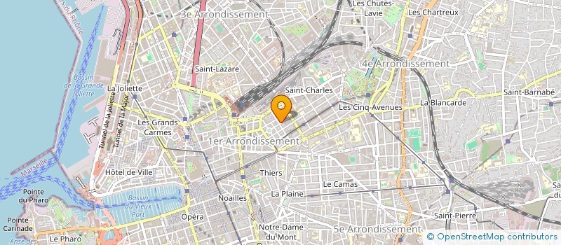 localisation de l'entreprise MONSIEUR BENJAMIN MARC  MARSEILLE