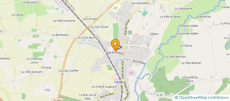 localisation de l'entreprise MONSIEUR BENJAMIN MARCADE à CAULNES
