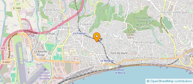 localisation de l'entreprise MONSIEUR BENJAMIN MARCHAND  CANNES