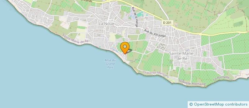 localisation de l'entreprise MONSIEUR BENJAMIN MARIE  LA ROCHELLE