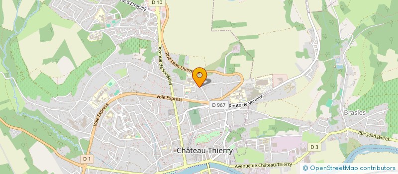 localisation de l'entreprise MONSIEUR BENJAMIN MARION  CHATEAU-THIERRY