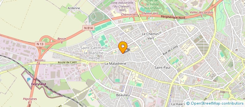 localisation de l'entreprise MONSIEUR BENJAMIN MARIOTTI à CAEN
