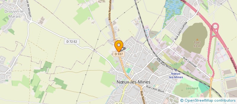 localisation de l'entreprise MONSIEUR BENJAMIN MARKWITZ  NUX-LES-MINES