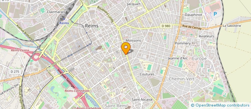 localisation de l'entreprise MONSIEUR BENJAMIN MARLE  REIMS