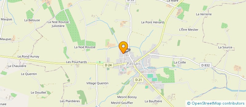 localisation de l'entreprise MONSIEUR BENJAMIN MARLETTI à PASSAIS VILLAGES