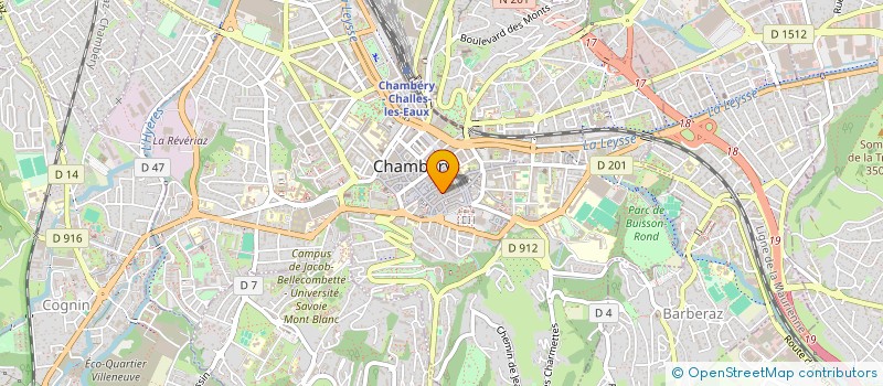 localisation de l'entreprise MONSIEUR BENJAMIN MARMONIER à CHAMBERY