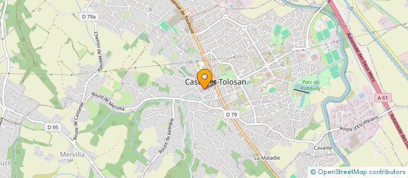 localisation de l'entreprise MONSIEUR BENJAMIN MARNAC à CASTANET-TOLOSAN