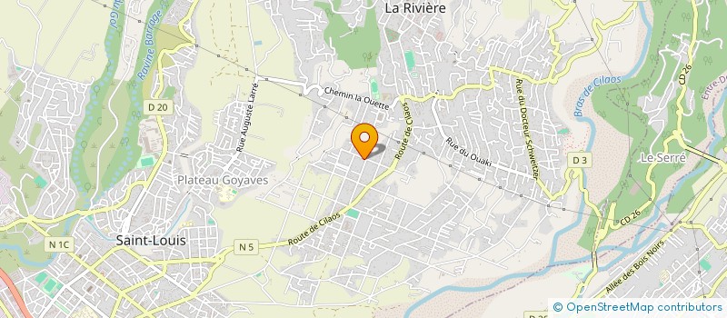 localisation de l'entreprise MONSIEUR BENJAMIN MAROUDE à SAINT-LOUIS