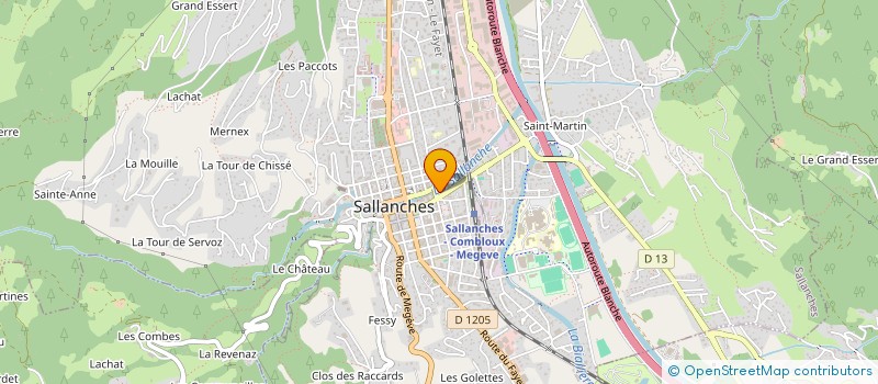 localisation de l'entreprise MONSIEUR BENJAMIN MARQUENET à SALLANCHES