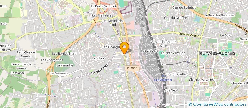 localisation de l'entreprise MONSIEUR BENJAMIN MARQUET  ORLEANS