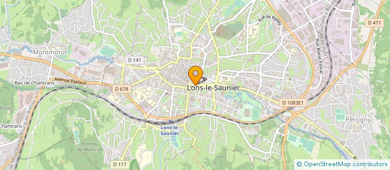 localisation de l'entreprise MONSIEUR BENJAMIN MARRAUD DES GROTTES à LONS-LE-SAUNIER