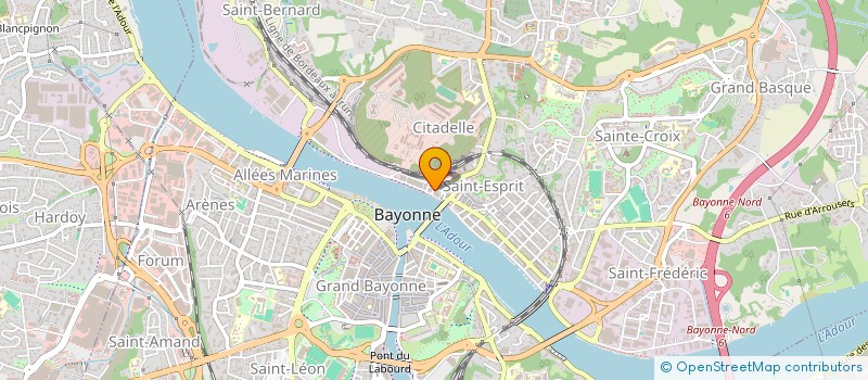 localisation de l'entreprise MONSIEUR BENJAMIN MARREC-PICQUART  BAYONNE