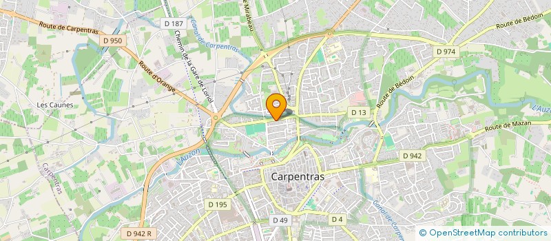 localisation de l'entreprise MONSIEUR BENJAMIN MARROU à CARPENTRAS