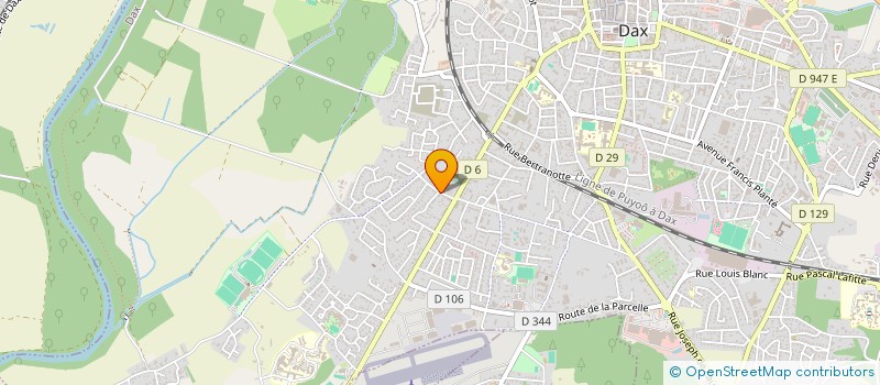 localisation de l'entreprise MONSIEUR BENJAMIN MARSAN  DAX