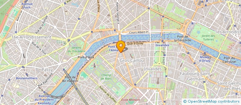 localisation de l'entreprise MONSIEUR BENJAMIN MARTIN  PARIS