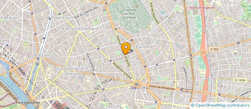 localisation de l'entreprise MONSIEUR BENJAMIN MARTIN  PARIS