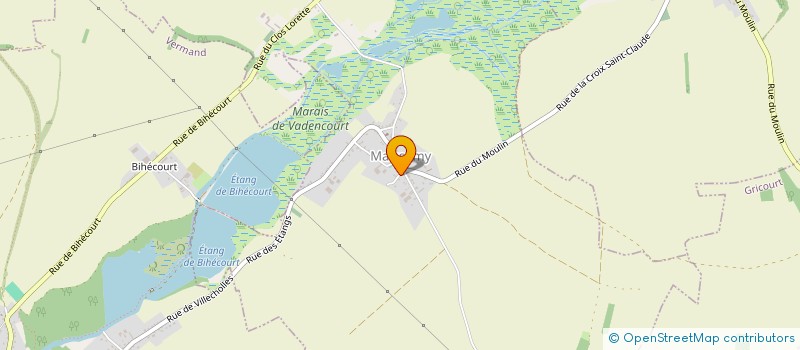 localisation de l'entreprise MONSIEUR BENJAMIN MARTIN  MAISSEMY