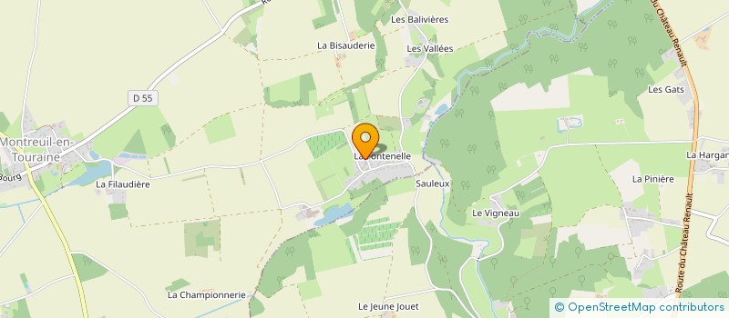 localisation de l'entreprise MONSIEUR BENJAMIN MARTINET  VILLECHAUVE