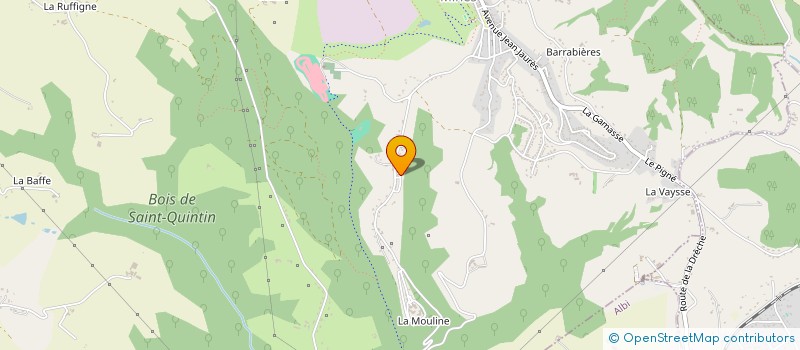 localisation de l'entreprise MONSIEUR BENJAMIN MARTY  CAGNAC-LES-MINES