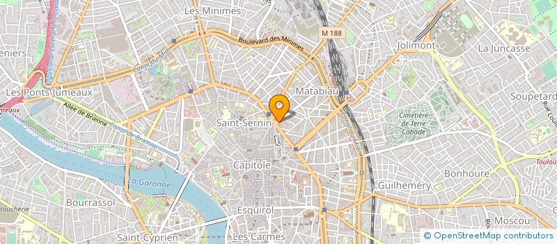 localisation de l'entreprise MONSIEUR BENJAMIN MARTY  TOULOUSE