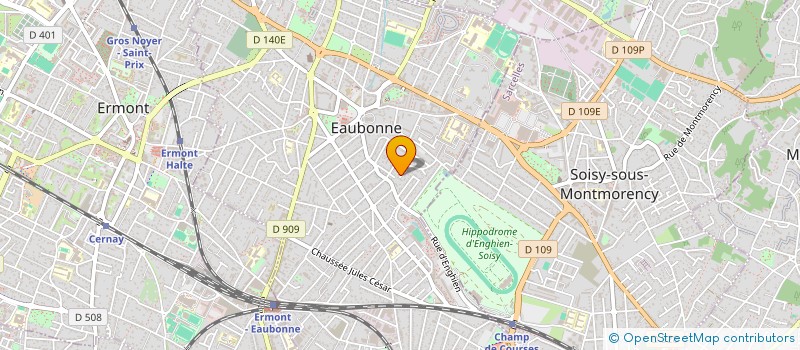 localisation de l'entreprise MONSIEUR BENJAMIN MARTY à EAUBONNE