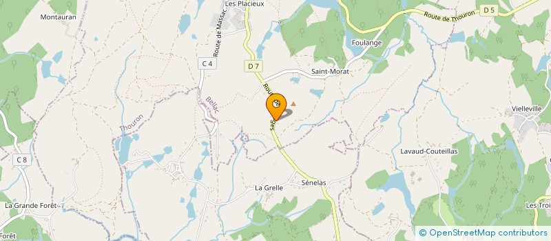 localisation de l'entreprise MONSIEUR BENJAMIN MARZET  THOURON