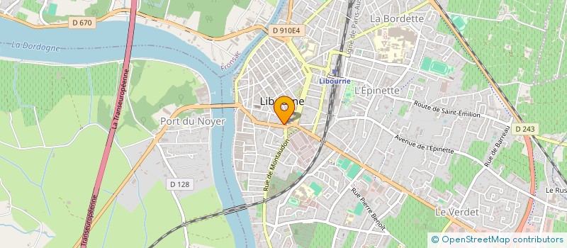 localisation de l'entreprise MONSIEUR BENJAMIN MASIN  LIBOURNE