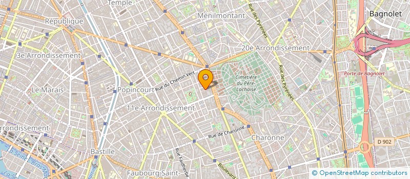 localisation de l'entreprise MONSIEUR BENJAMIN MASSE  PARIS