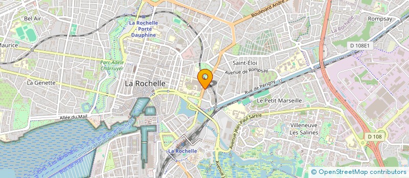 localisation de l'entreprise MONSIEUR BENJAMIN MASSETEAU  LA ROCHELLE