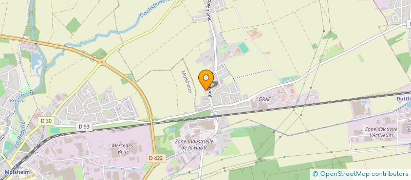 localisation de l'entreprise MONSIEUR BENJAMIN MATHIS  DACHSTEIN