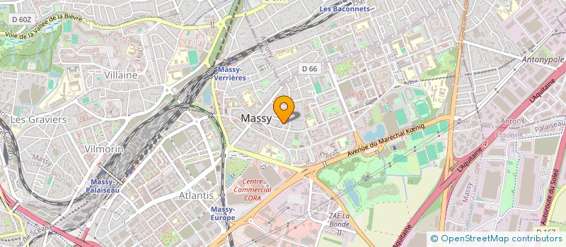 localisation de l'entreprise MONSIEUR BENJAMIN MATUSZAK à MASSY