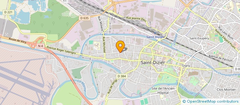 localisation de l'entreprise MONSIEUR BENJAMIN MAUGER à SAINT-DIZIER