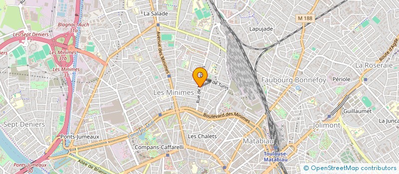 localisation de l'entreprise MONSIEUR BENJAMIN MAUREL à TOULOUSE