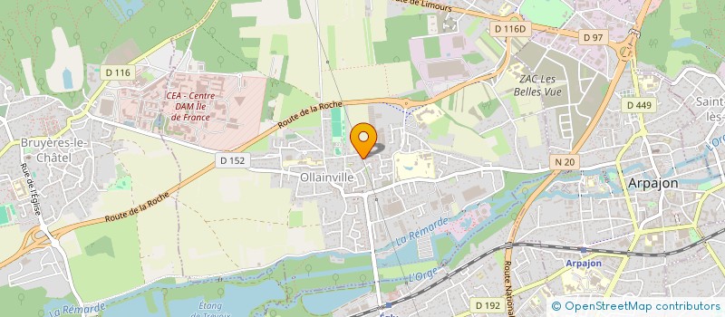 localisation de l'entreprise MONSIEUR BENJAMIN MAX  OLLAINVILLE