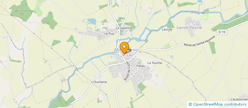 localisation de l'entreprise MONSIEUR BENJAMIN MAYSONNAVE à MOUTIERS-SUR-LE-LAY