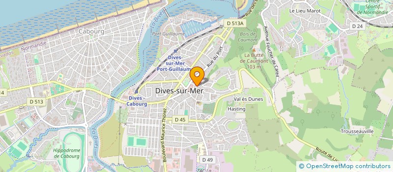 localisation de l'entreprise MONSIEUR BENJAMIN MAZOT  DIVES-SUR-MER