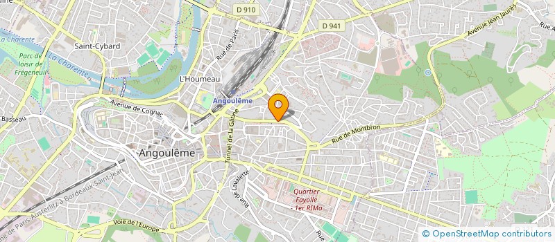 localisation de l'entreprise MONSIEUR BENJAMIN MC EVOY à ANGOULEME