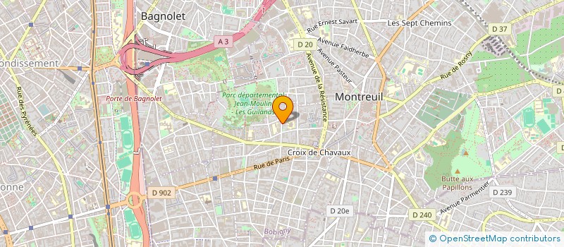 localisation de l'entreprise MONSIEUR BENJAMIN MEGE à MONTREUIL