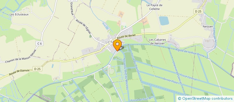 localisation de l'entreprise MONSIEUR BENJAMIN MELIN à LE MAZEAU