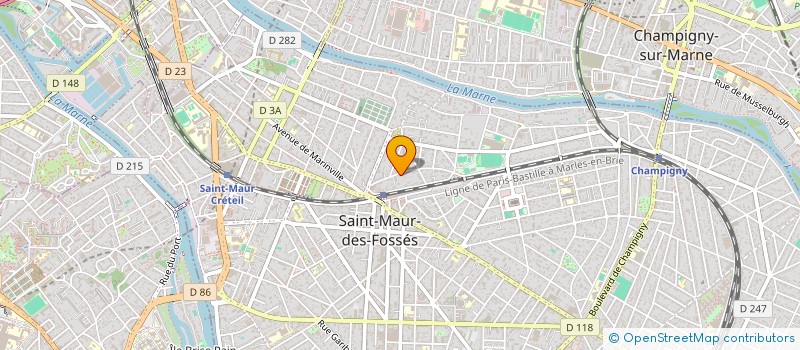 localisation de l'entreprise MONSIEUR BENJAMIN MELLUL à SAINT-MAUR-DES-FOSSES