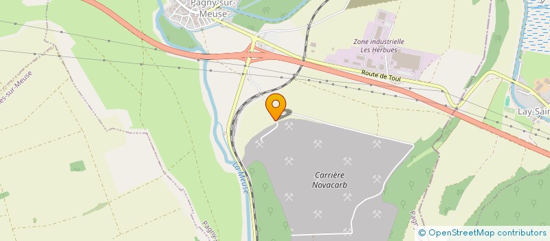 localisation de l'entreprise MONSIEUR BENJAMIN MENEVEAU à PAGNY SUR MEUSE