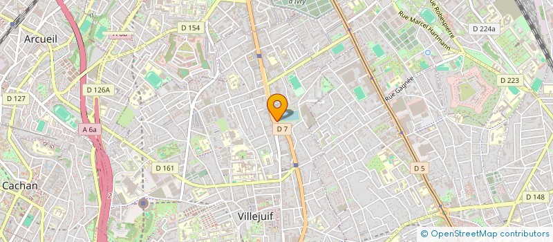 localisation de l'entreprise MONSIEUR BENJAMIN MENUET  VILLEJUIF