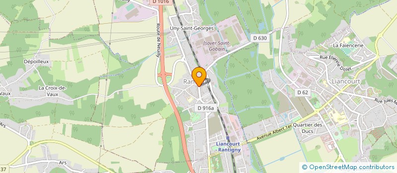 localisation de l'entreprise MONSIEUR BENJAMIN MERCIER  RANTIGNY