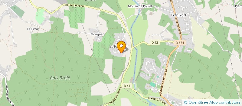 localisation de l'entreprise MONSIEUR BENJAMIN MERCIER  LA COURONNE